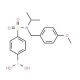 4-[N-Isopropyl-N-(4-methoxybenzyl)sulphamoyl]benzeneboronic acid (CAS 913835-96-8) - chemical structure image