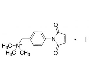 4-(N-Maleimido)benzyl-&alpha;-trimethylammonium Iodide (CAS 34696-66-7) - chemical structure image