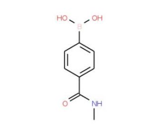 4-(N-Methylaminocarbonyl)phenylboronic acid (CAS 121177-82-0) - chemical structure image