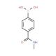 4-(N-Methylaminocarbonyl)phenylboronic acid (CAS 121177-82-0) - chemical structure image