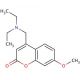 4-(N,N-Diethylaminomethyl)-7-methoxy-coumarin - chemical structure image
