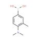 4-(N,N-Dimethylamino)-3-methylphenylboronic acid (CAS 919496-59-6) - chemical structure image
