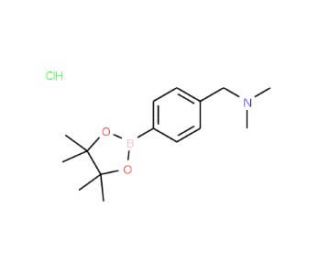 4-((N,N-Dimethylamino)methyl)phenylboronic acid pinacol ester HCl (CAS 1073371-85-3) - chemical structure image