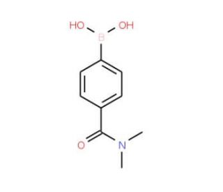 4-(N,N-Dimethylaminocarbonyl)phenylboronic acid (CAS 405520-68-5) - chemical structure image