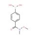 4-(N,O-Dimethylhydroxylaminocarbonyl)phenylboronic acid (CAS 179055-26-6) - chemical structure image