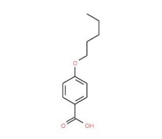 4-n-Pentyloxybenzoic acid (CAS 15872-41-0) - chemical structure image