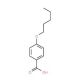 4-n-Pentyloxybenzoic acid (CAS 15872-41-0) - chemical structure image
