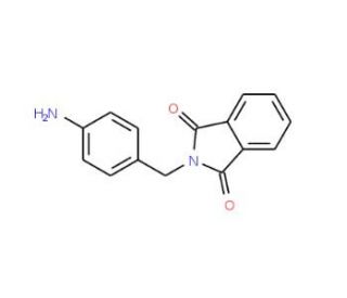 4-N-Phthaloylglyaminomethyl aniline (CAS 100880-61-3) - chemical structure image