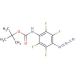 4-(N-tert-Butoxycarbonylamino)tetrafluorophenylazide (CAS 294187-76-1) - chemical structure image
