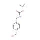 4-(N-tert-Butoxycarbonylaminomethyl)benzyl alcohol (CAS 123986-64-1) - chemical structure image