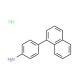 4-Naphthalen-1-yl-phenylamine hydrochloride - chemical structure image