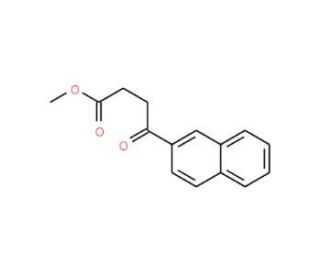 4-Naphthalen-2-yl-4-oxo-butyric acid methyl ester (CAS 1590-21-2) - chemical structure image