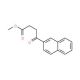4-Naphthalen-2-yl-4-oxo-butyric acid methyl ester (CAS 1590-21-2) - chemical structure image