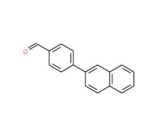 4-Naphthalen-2-yl-benzaldehyde (CAS 244615-50-7) - chemical structure image