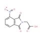 (4-Nitro-1,3-dioxo-1,3-dihydro-isoindol-2-yl)-acetic acid (CAS 15784-35-7) - chemical structure image