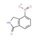 4-Nitro-1-isoindolinone (CAS 366452-97-3) - chemical structure image