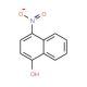 4-Nitro-1-naphthol 的分子结构, CAS编号: 605-62-9 4-Nitro-1-naphthol (CAS 605-62-9) - chemical structure image