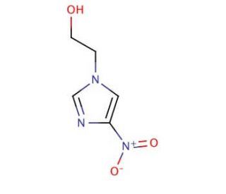 4-Nitro-1H-imidazole-1-ethanol - chemical structure image