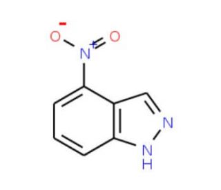 4-Nitro-1H-indazole (CAS 2942-40-7) - chemical structure image