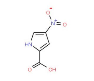 4-Nitro-1H-pyrrole-2-carboxylic acid (CAS 5930-93-8) - chemical structure image
