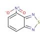 4-Nitro-2,1,3-benzothiadiazole (CAS 6583-06-8) - chemical structure image