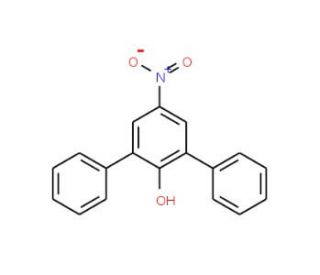 4-Nitro-2,6-diphenylphenol (CAS 2423-73-6) - chemical structure image