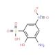 4-Nitro-2-aminophenol-6-sulfonic acid (CAS 96-67-3) - chemical structure image