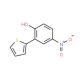 4-nitro-2-thien-2-ylphenol - chemical structure image