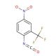 4-Nitro-2-(trifluoromethyl)phenyl isocyanate (CAS 16588-73-1) - chemical structure image