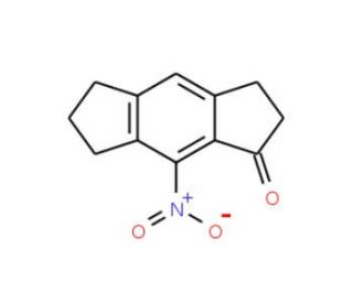 4-Nitro-3,5,6,7-tetrahydro-2H-S-indacen-1-one (CAS 620592-45-2) - chemical structure image