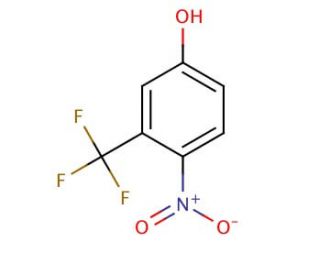 4-Nitro-3-(trifluoromethyl)phenol (CAS 88-30-2) - chemical structure image