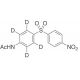4-Nitro-4′-acetylaminodiphenyl-d4 sulfone - chemical structure image