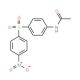 4-Nitro-4′-acetylaminodiphenyl Sulfone (CAS 1775-37-7) - chemical structure image