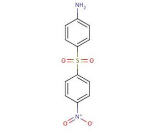 4-Nitro-4&prime;-aminodiphenyl Sulfone (CAS 1948-92-1) - chemical structure image