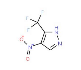 4-Nitro-5-trifluoromethyl-1H-pyrazole (CAS 1046462-99-0) - chemical structure image