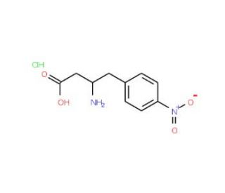 4-Nitro-L-beta-homophenylalanine hydrochloride (CAS 270062-87-8) - chemical structure image