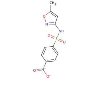 4-Nitro Sulfamethoxazole (CAS 29699-89-6) - chemical structure image