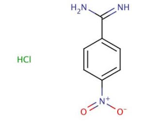 4-Nitrobenzamidine, Hydrochloride (CAS 15723-90-7) - chemical structure image