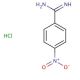 4-Nitrobenzamidine, Hydrochloride (CAS 15723-90-7) - chemical structure image