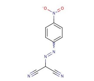 4-Nitrobenzeneazomalononitrile (CAS 1080-02-0) - chemical structure image