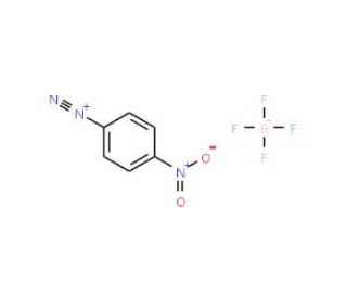 4-Nitrobenzenediazonium tetrafluoroborate (CAS 456-27-9) - chemical structure image