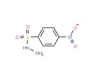 4-Nitrobenzenesulfonohydrazide (CAS 2937-05-5) - chemical structure image