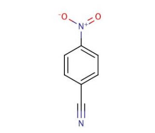 4-Nitrobenzonitrile (CAS 619-72-7) - chemical structure image