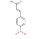 4-Nitrocinnamic Acid (CAS 619-89-6) - chemical structure image