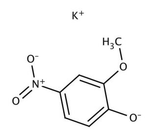 4-Nitroguaiacol potassium salt (CAS 304675-72-7) - chemical structure image