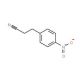 4-Nitrohydrocinnamonitrile (CAS 53563-09-0) - chemical structure image