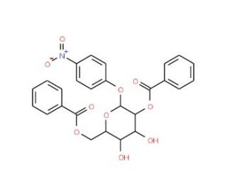 4-Nitrophenyl 2,6-di-O-benzoyl-a-D-galactopyranoside (CAS 135216-30-7) - chemical structure image