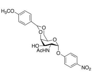 4-Nitrophenyl 2-Acetamido-4,6-O-methoxybenzylidene-2-deoxy-&alpha;-D-galactopyranoside (CAS 59868-86-9) - chemical structure image