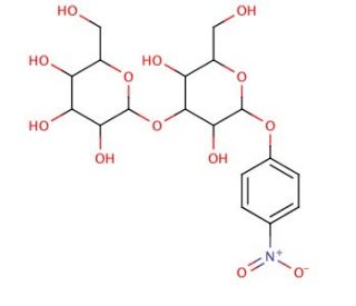 4-Nitrophenyl 3-O-(&alpha;-D-Mannopyranosyl)-&alpha;-D-mannopyranoside (CAS 93979-06-7) - chemical structure image