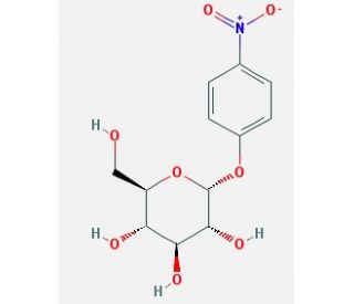 4-Nitrophenyl-&alpha;-D- glucopyranoside (CAS 3767-28-0) - chemical structure image